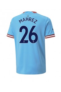 Manchester City Riyad Mahrez #26 Fotballdrakt Hjemme Klær 2022-23 Korte ermer